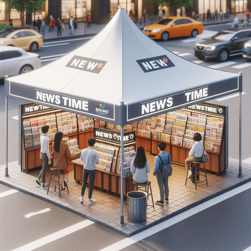 Corturi pliabile pentru lansări de produse